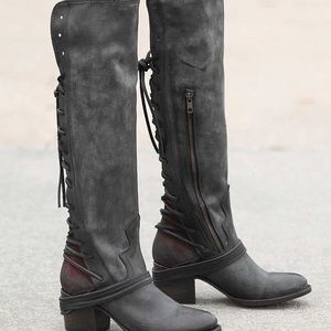 Freebird Coal Tall Boot Coal black